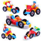 貝恩施積木塑料拼插玩具 兒童益智拼裝玩具汽車(chē)模型積木2013F評(píng)測(cè)